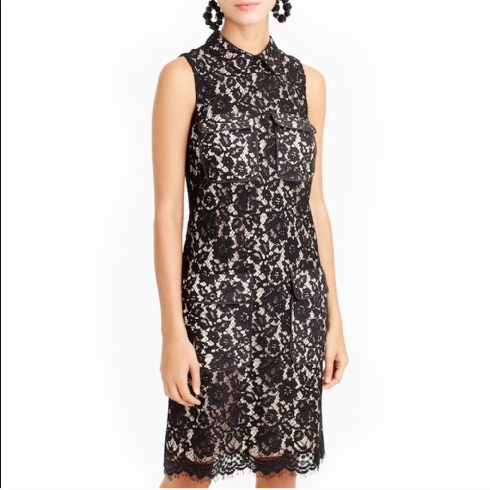 JCREW LACE SHIFT DRESS
